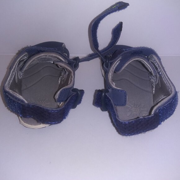 Merrell Aqua Deck Junior Hydro Sandals Toddler Kids Size 4 Dark Denim - Picture 4 of 8